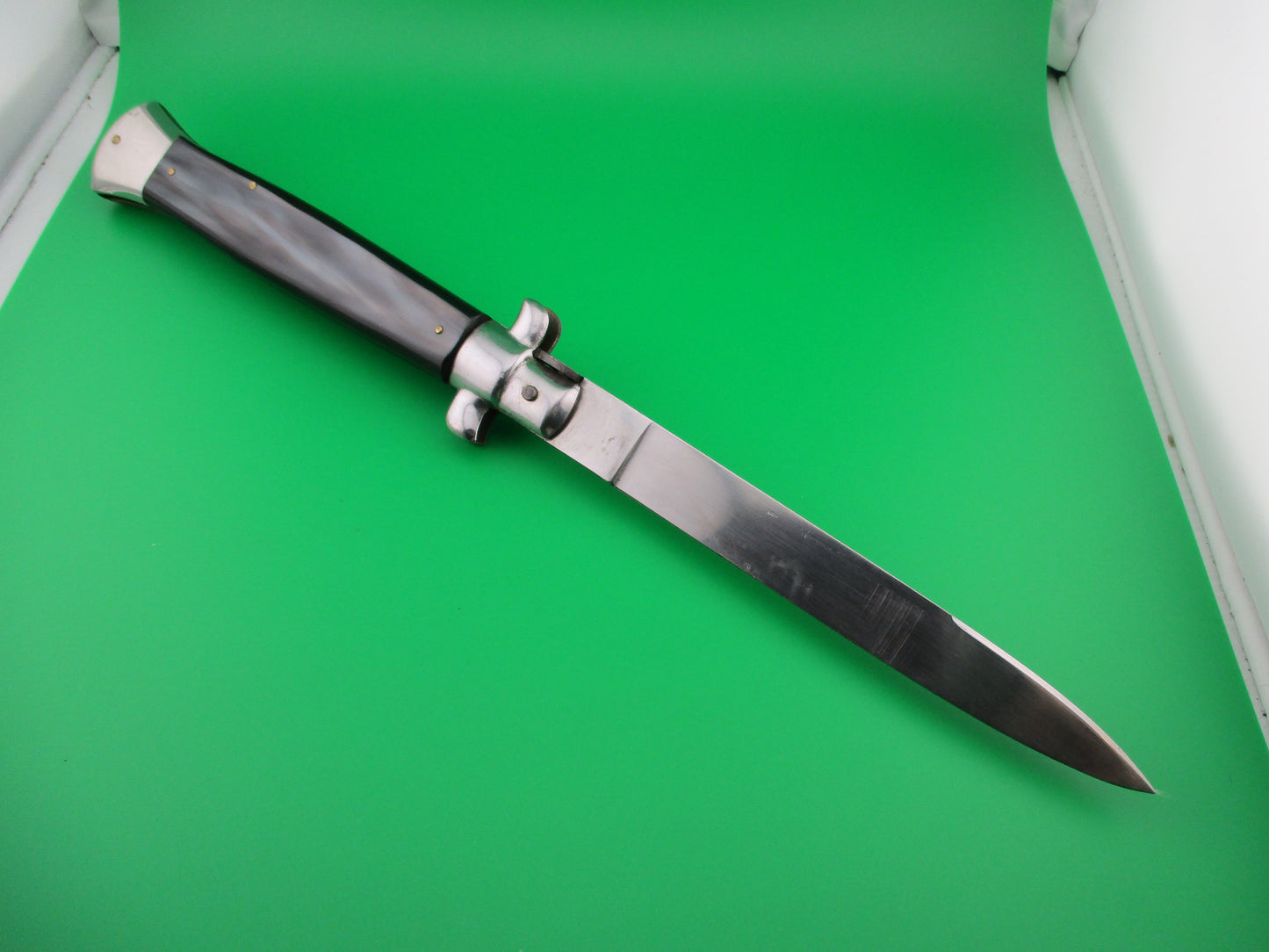 z ROSTFREI 38cm Italian Stiletto Black & Gray automatic knife
