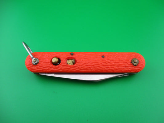 z CAMILLUS vintage MC1 Orange paratrooper automatic knife with hook blade