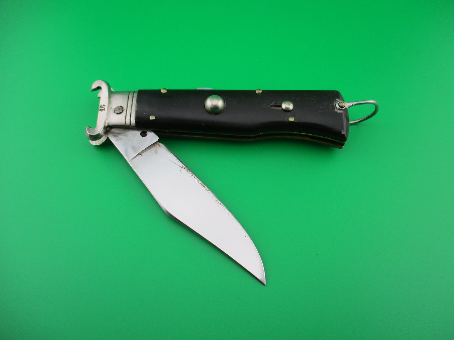 z ITALY INOX 20cm Italian Shell Puller Humpback Hunter switchblade vintage 1960s