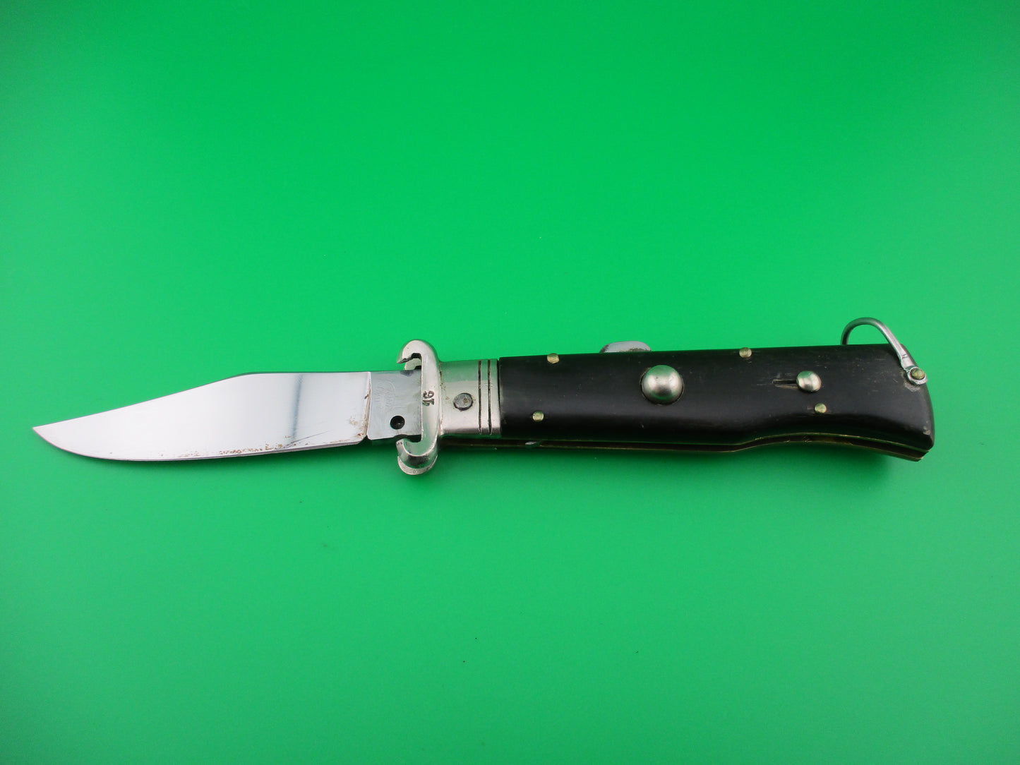 z ITALY INOX 20cm Italian Shell Puller Humpback Hunter switchblade vintage 1960s