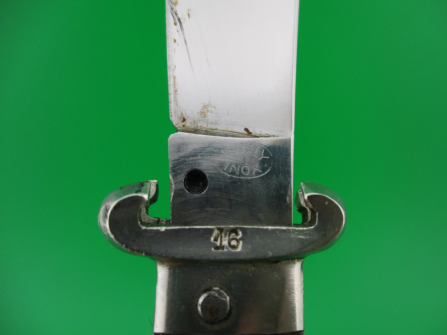 z ITALY INOX 20cm Italian Shell Puller Humpback Hunter switchblade vintage 1960s