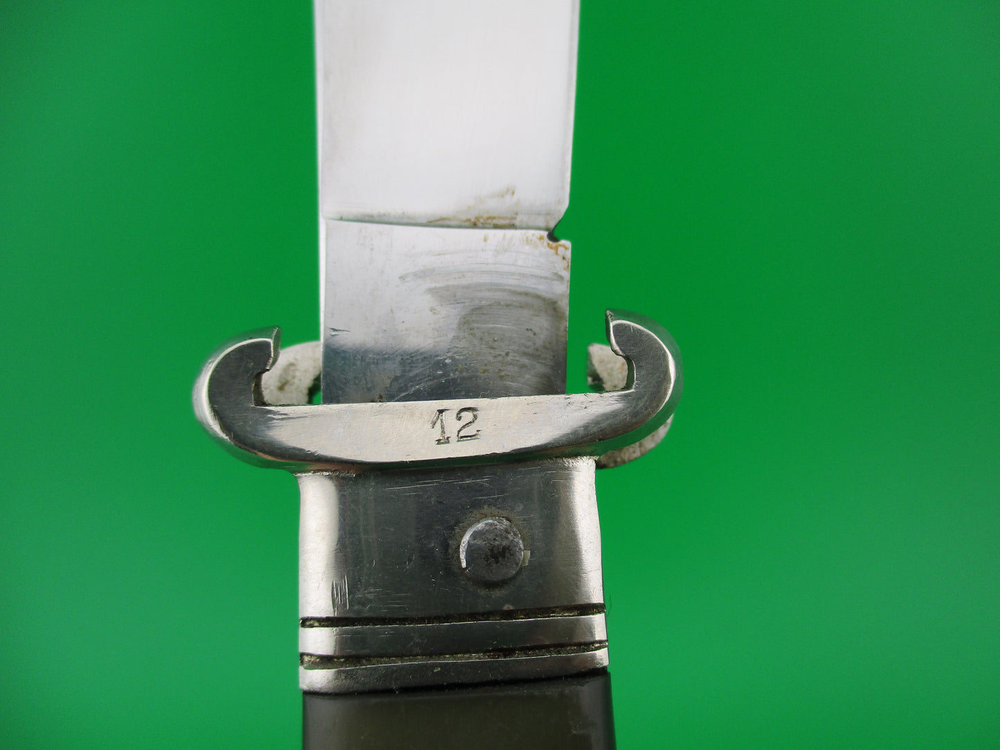 z ITALY INOX 20cm Italian Shell Puller Humpback Hunter switchblade vintage 1960s