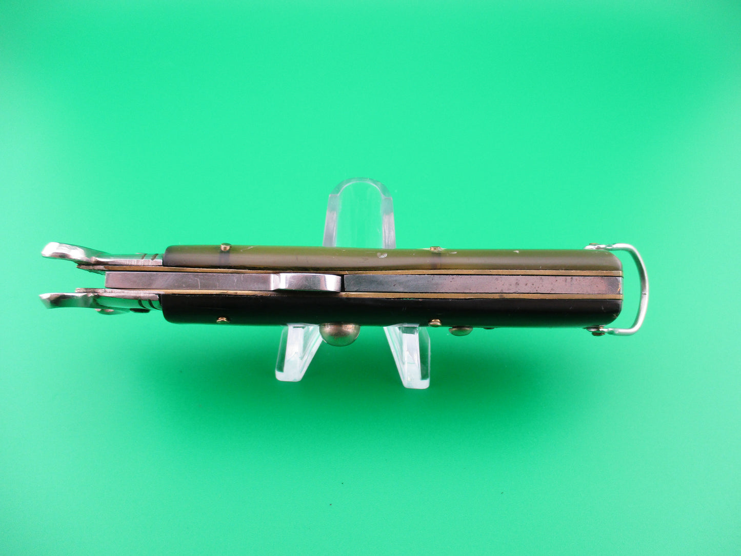 z ITALY INOX 20cm Italian Shell Puller Humpback Hunter switchblade vintage 1960s