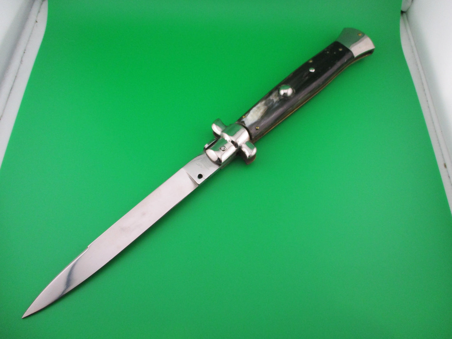 z INOX 38cm Italian Stiletto swivel bolster vintage 1970s automatic knife