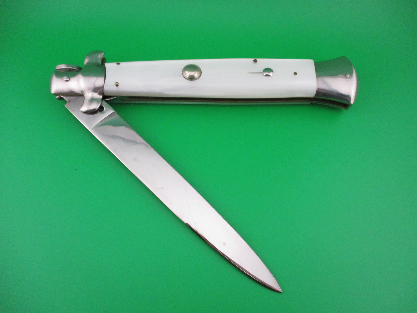 z ROSTFREI 38cm Italian Stiletto Vintage Pearlex automatic knife 15 inches