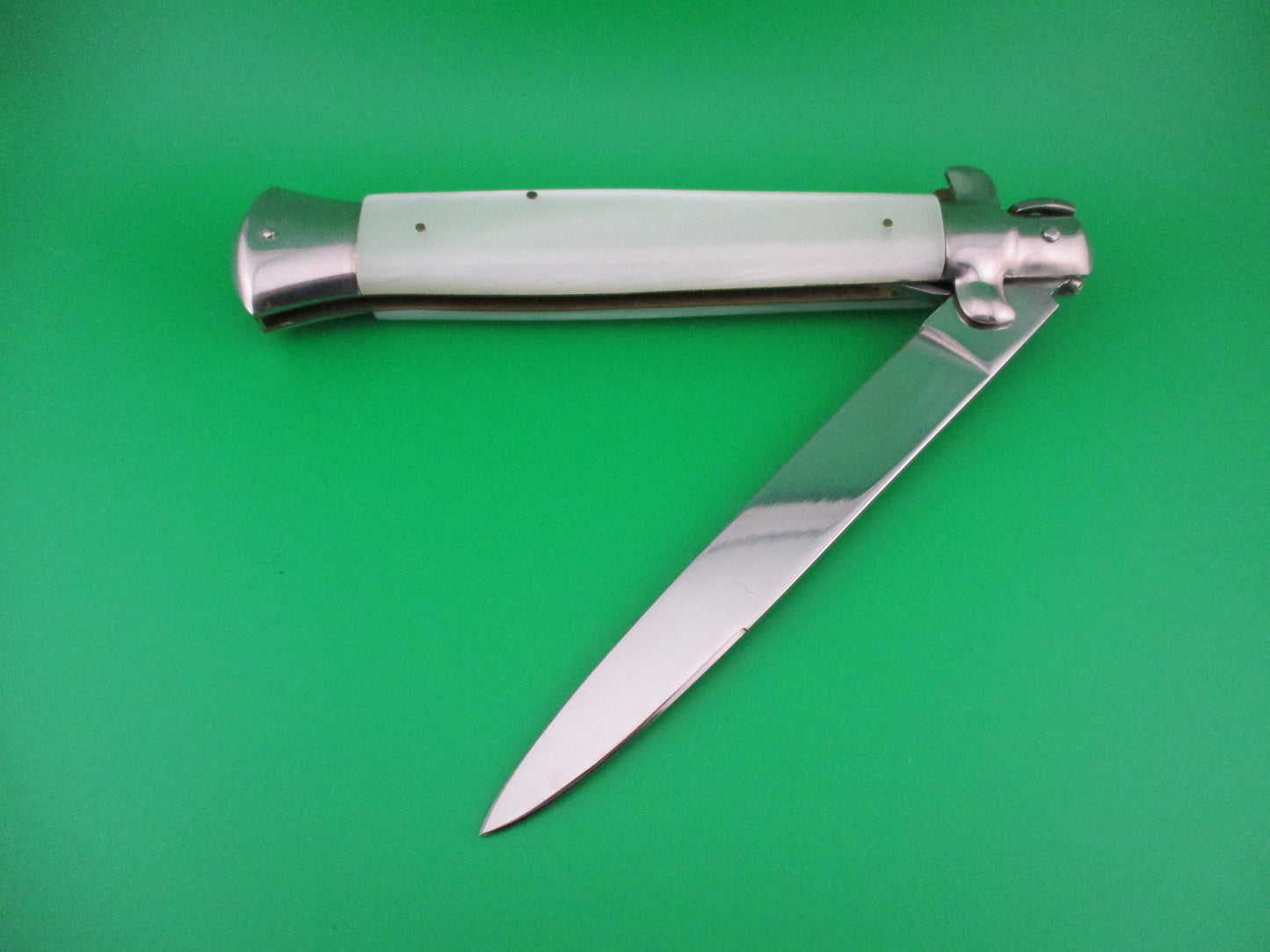 z ROSTFREI 38cm Italian Stiletto Vintage Pearlex automatic knife 15 inches