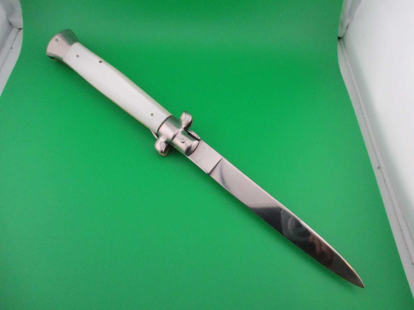 z ROSTFREI 38cm Italian Stiletto Vintage Pearlex automatic knife 15 inches