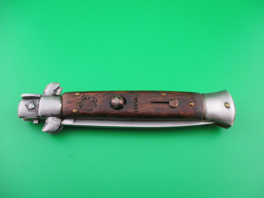 z Corsica Vendetta 23cm Italian stiletto Swivel bolster automatic knife with etch