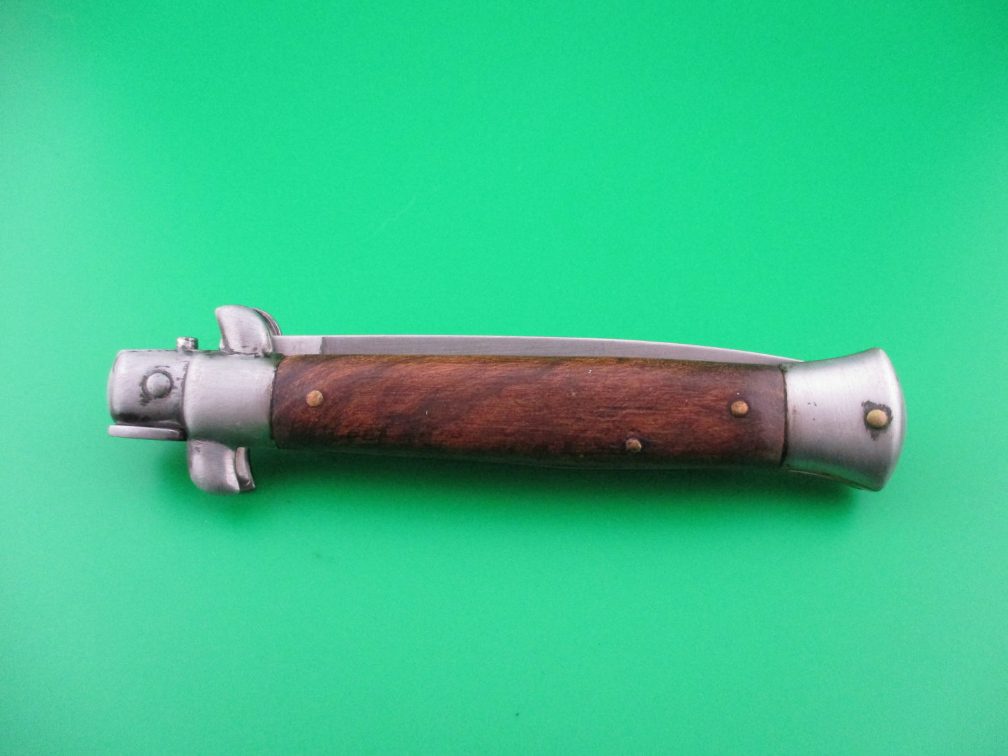 z Corsica Vendetta 23cm Italian stiletto Swivel bolster automatic knife with etch