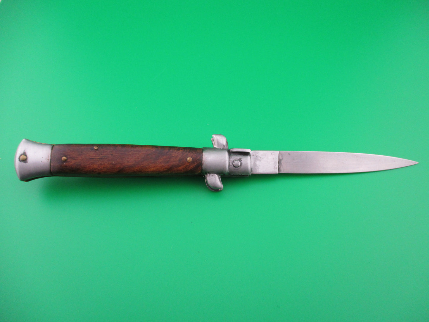 z Corsica Vendetta 23cm Italian stiletto Swivel bolster automatic knife with etch