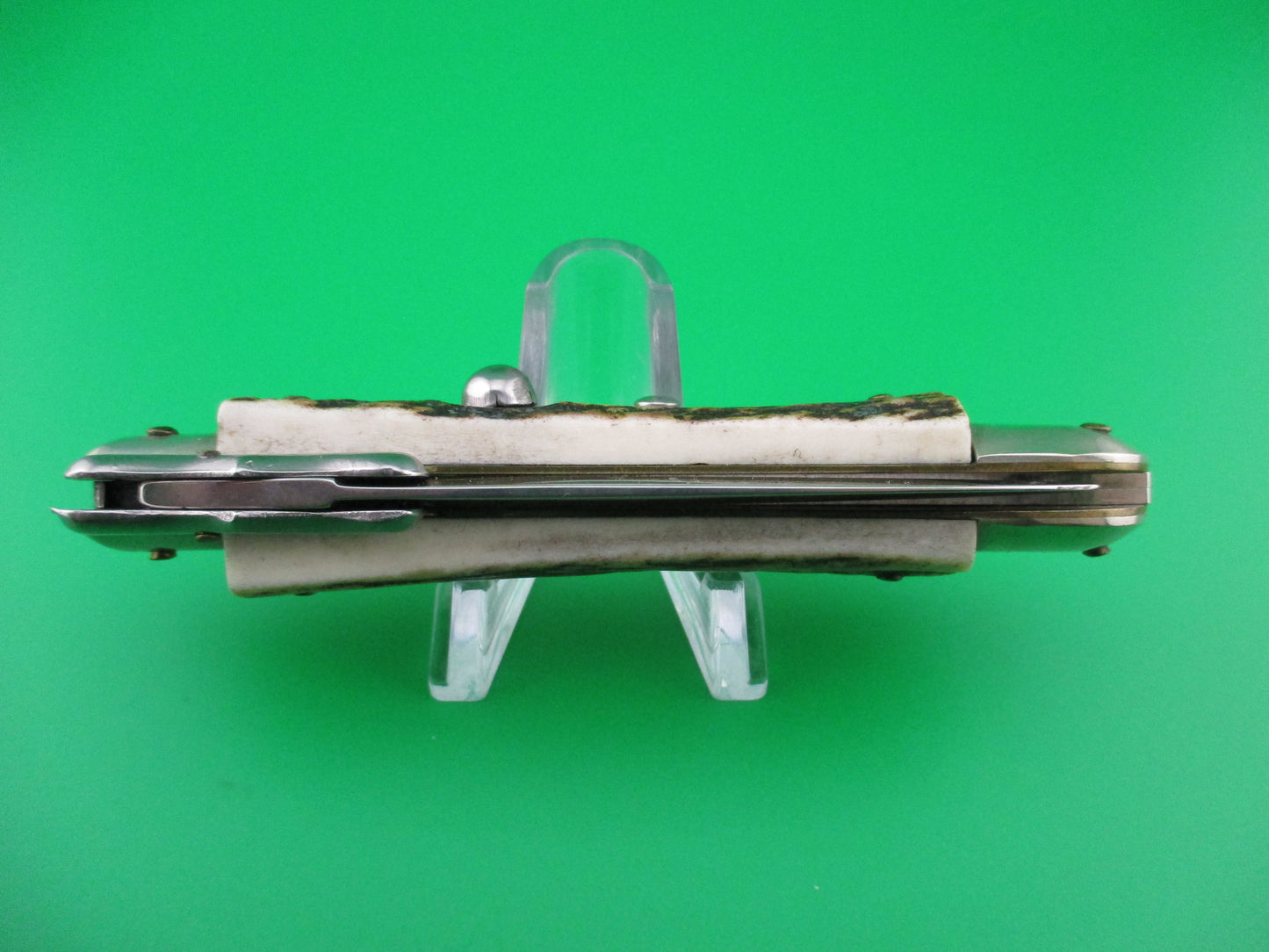 z ROSTFREI MEDICI 19cm Italian Stag Swing guard dagger automatic knife