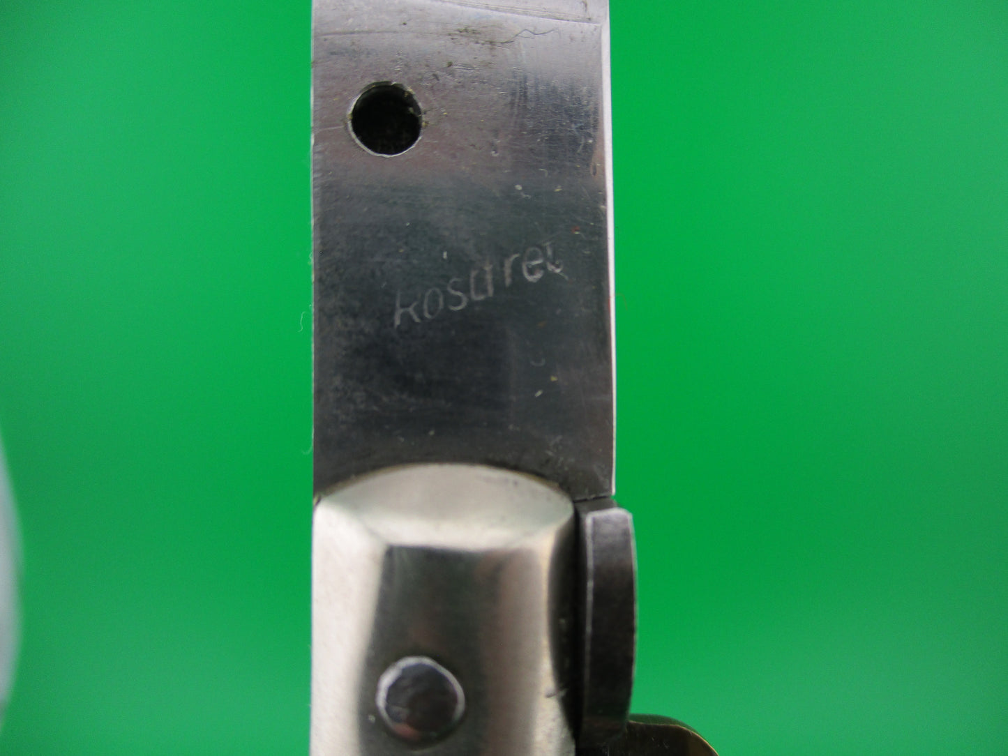 z Rostfrei (slant) 33cm Italian Transitional Pearlex Stiletto switchblade
