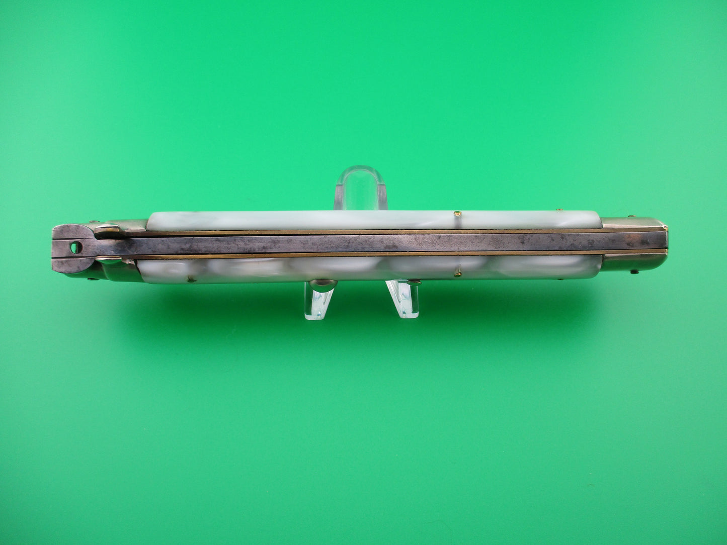 z Rostfrei (slant) 33cm Italian Transitional Pearlex Stiletto switchblade
