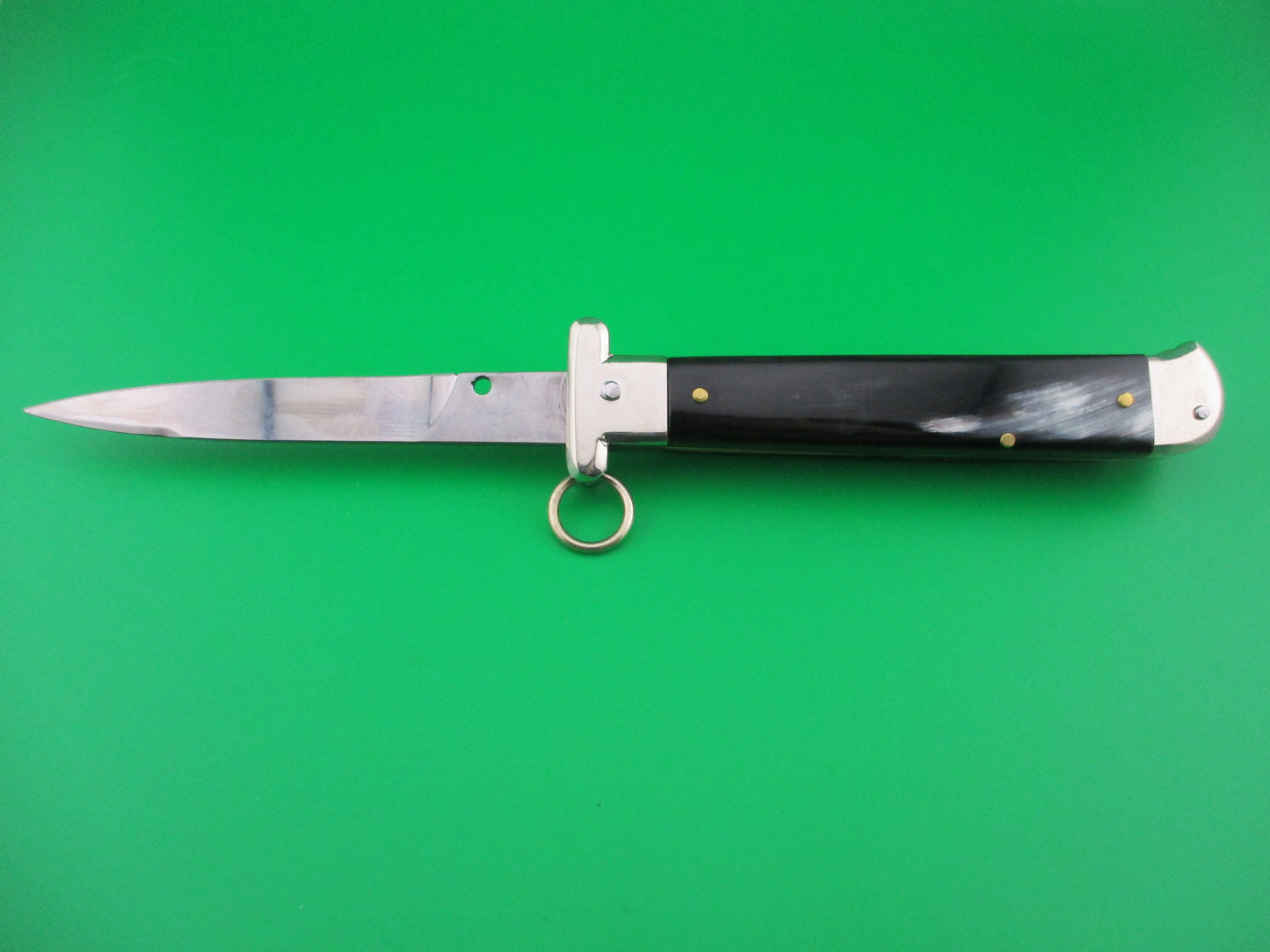 z AGA CAMPOLIN Maniago-Italy 2015 22cm Italian Francese Ringpull automatic knife