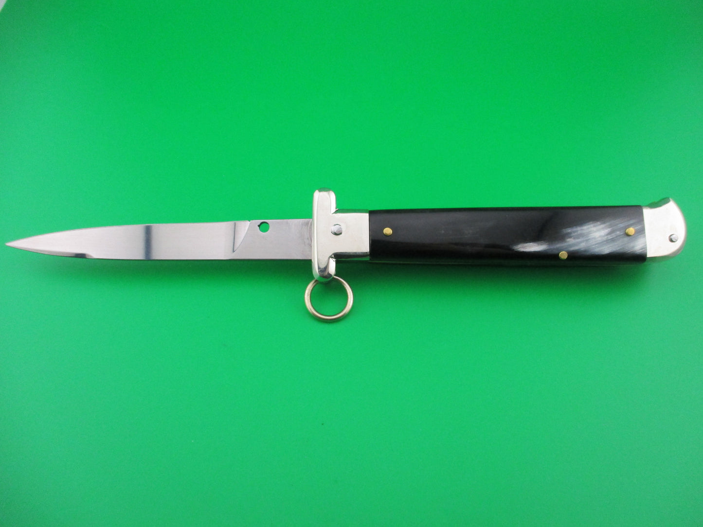 z AGA CAMPOLIN Maniago-Italy 2015 22cm Italian Francese Ringpull automatic knife