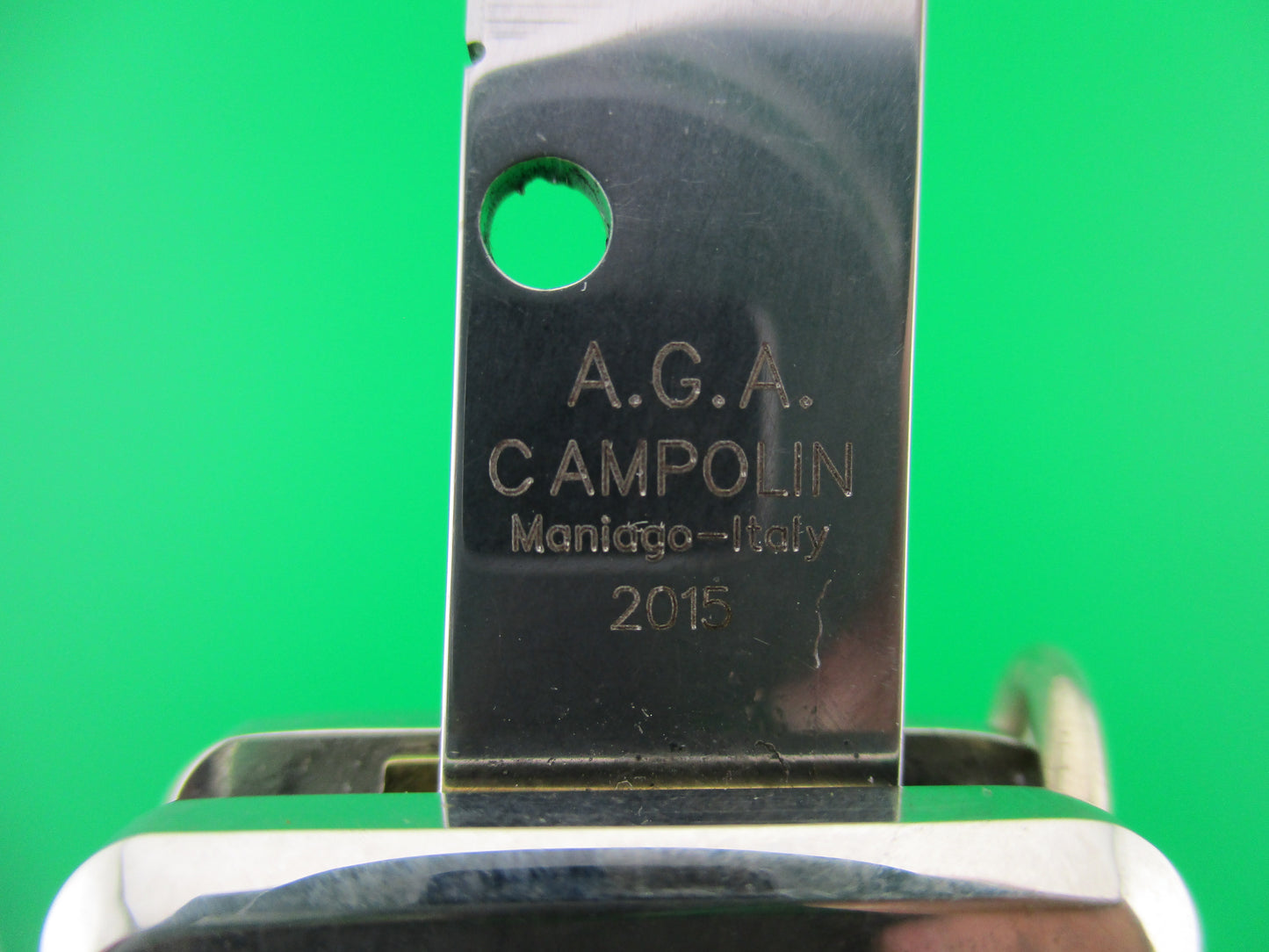 z AGA CAMPOLIN Maniago-Italy 2015 22cm Italian Francese Ringpull automatic knife
