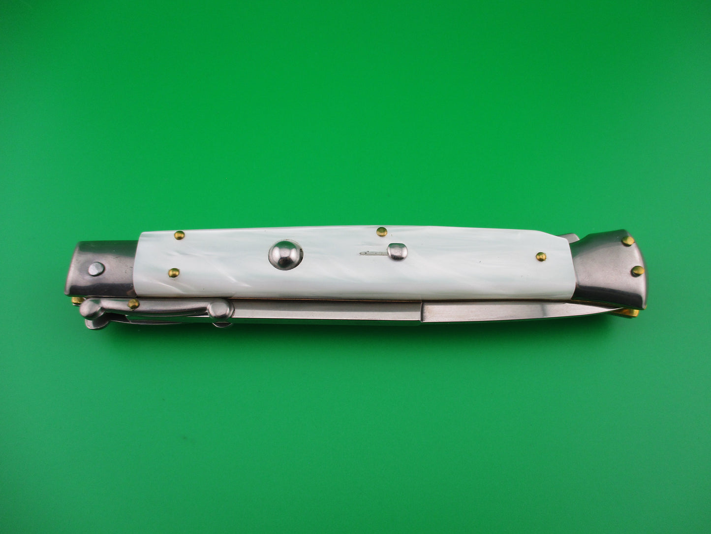 z FRANK B ITALY 28cm Italian Swing Guard Pearlex automatic knife