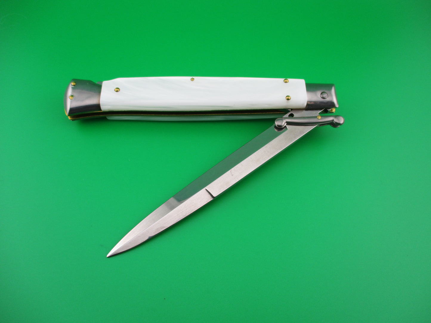 z FRANK B ITALY 28cm Italian Swing Guard Pearlex automatic knife