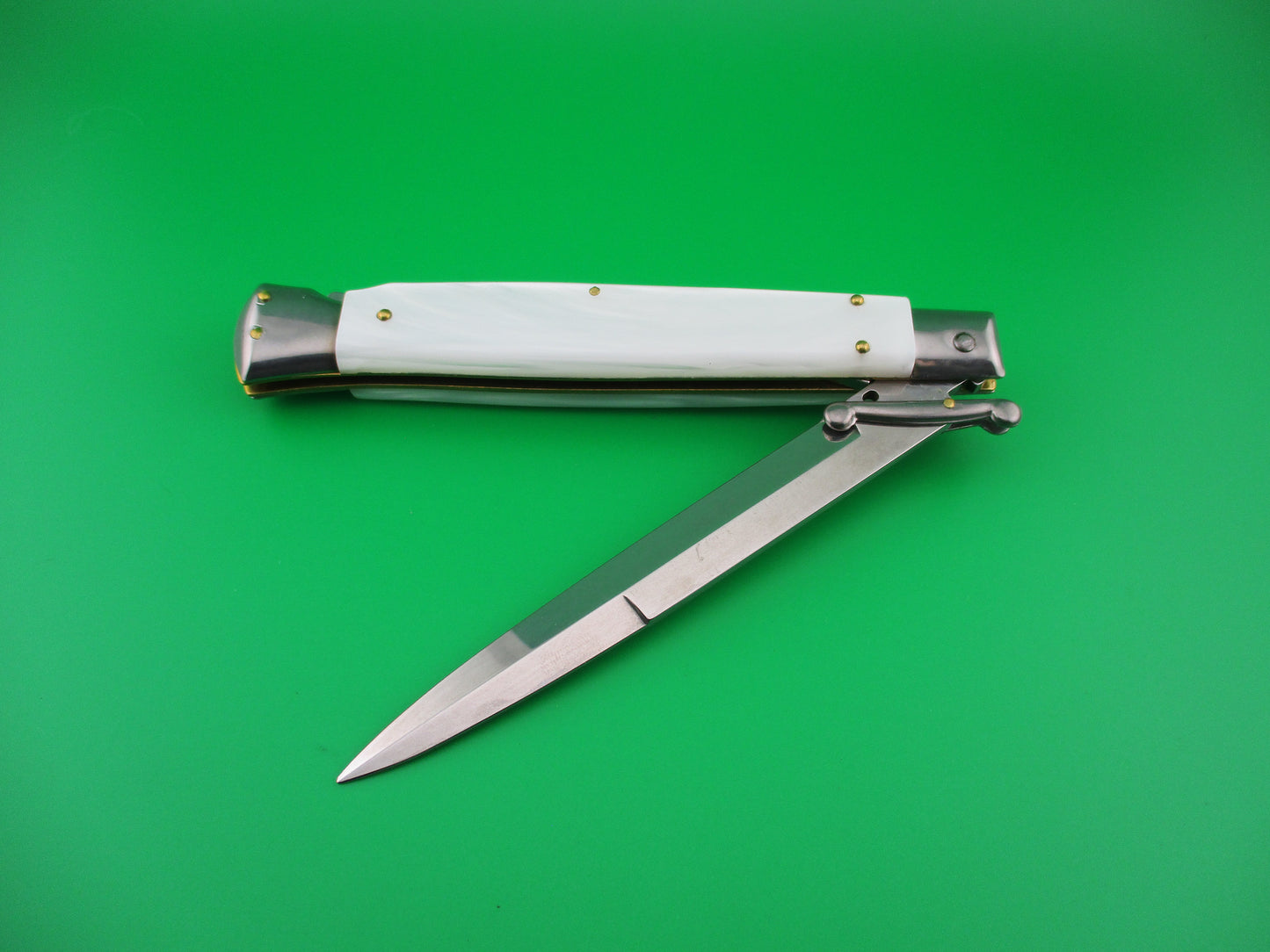 z FRANK B ITALY 28cm Italian Swing Guard Pearlex automatic knife