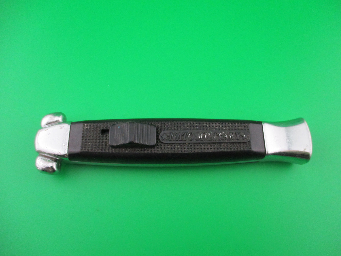 STAINLESS GERMANY NATO MILITARY 20cm OTF DA Black automatic knife