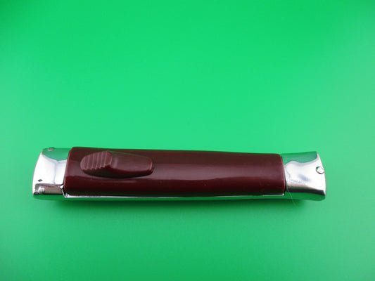 z PATENT ROSTFREI 21cm Italian Rosa Uliana Primo OTF Burgundy switchblade knife