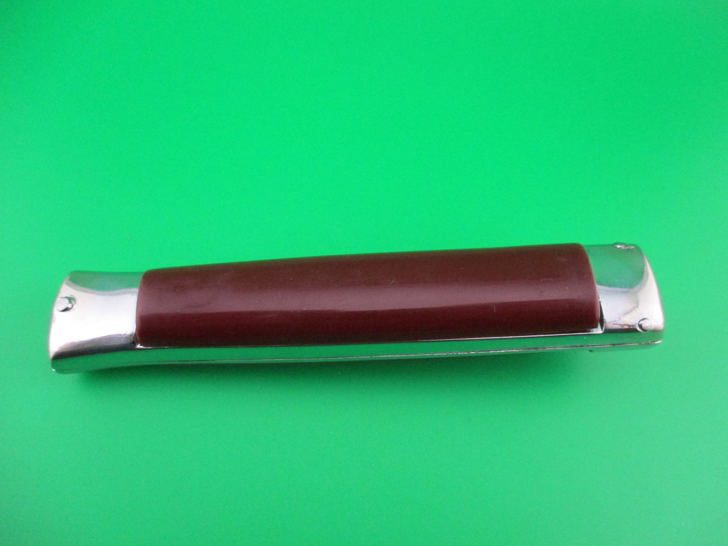 z PATENT ROSTFREI 21cm Italian Rosa Uliana Primo OTF Burgundy switchblade knife