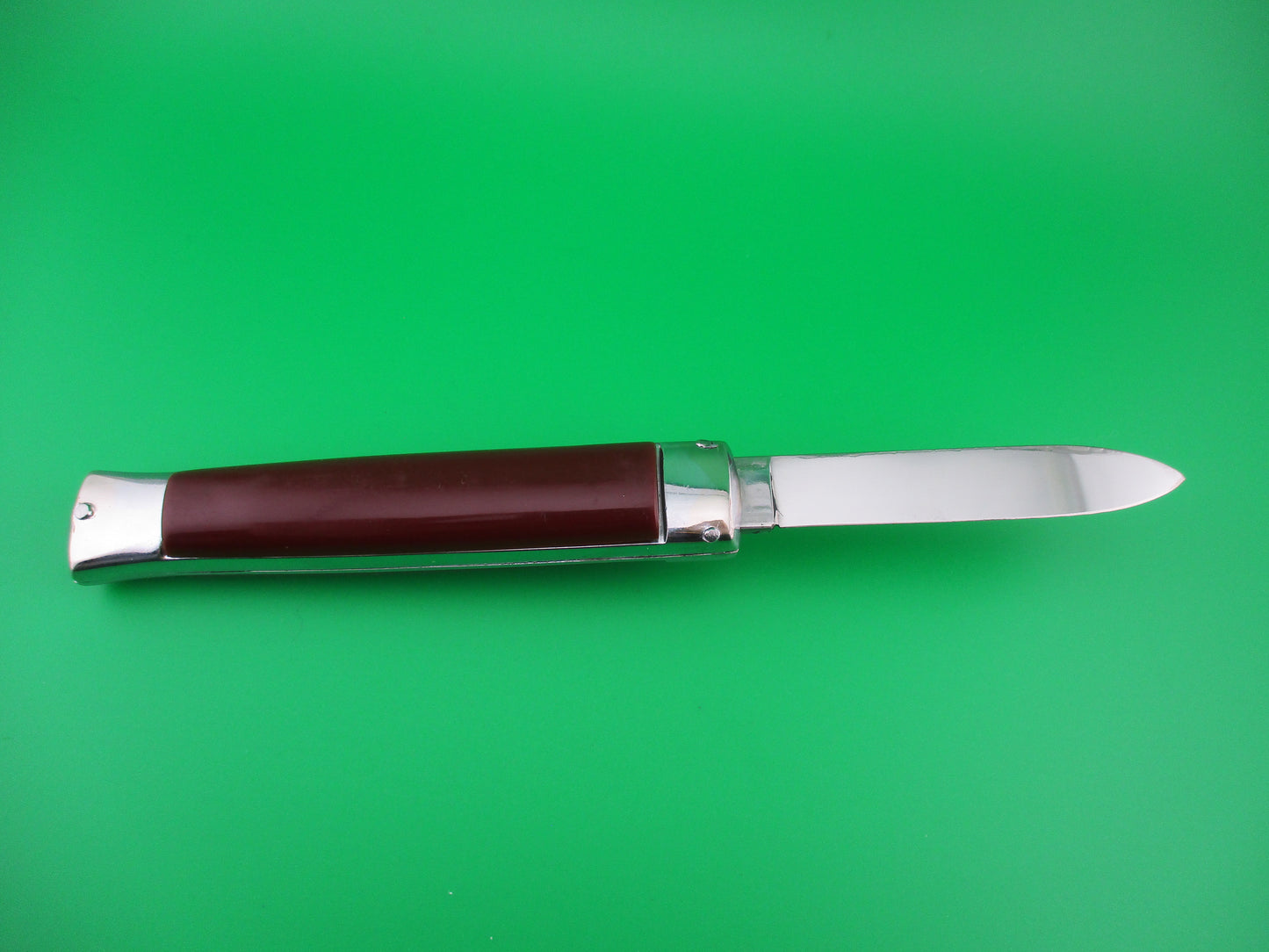 z PATENT ROSTFREI 21cm Italian Rosa Uliana Primo OTF Burgundy switchblade knife