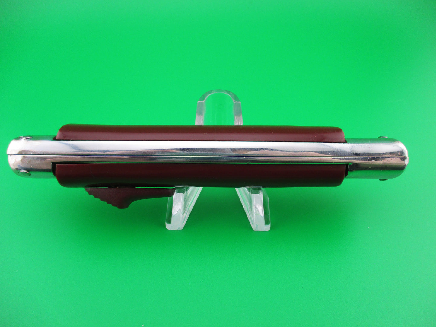 z PATENT ROSTFREI 21cm Italian Rosa Uliana Primo OTF Burgundy switchblade knife