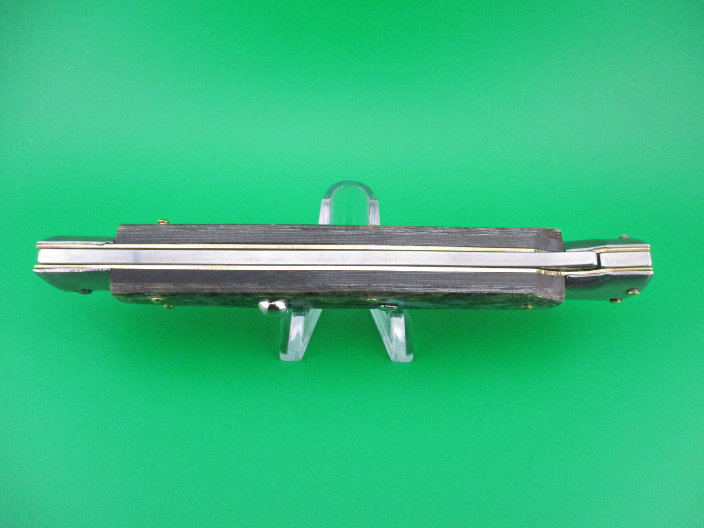 FRANK B ITALY 28cm Italian Swing guard Bayonet blade Abalone automatic knife