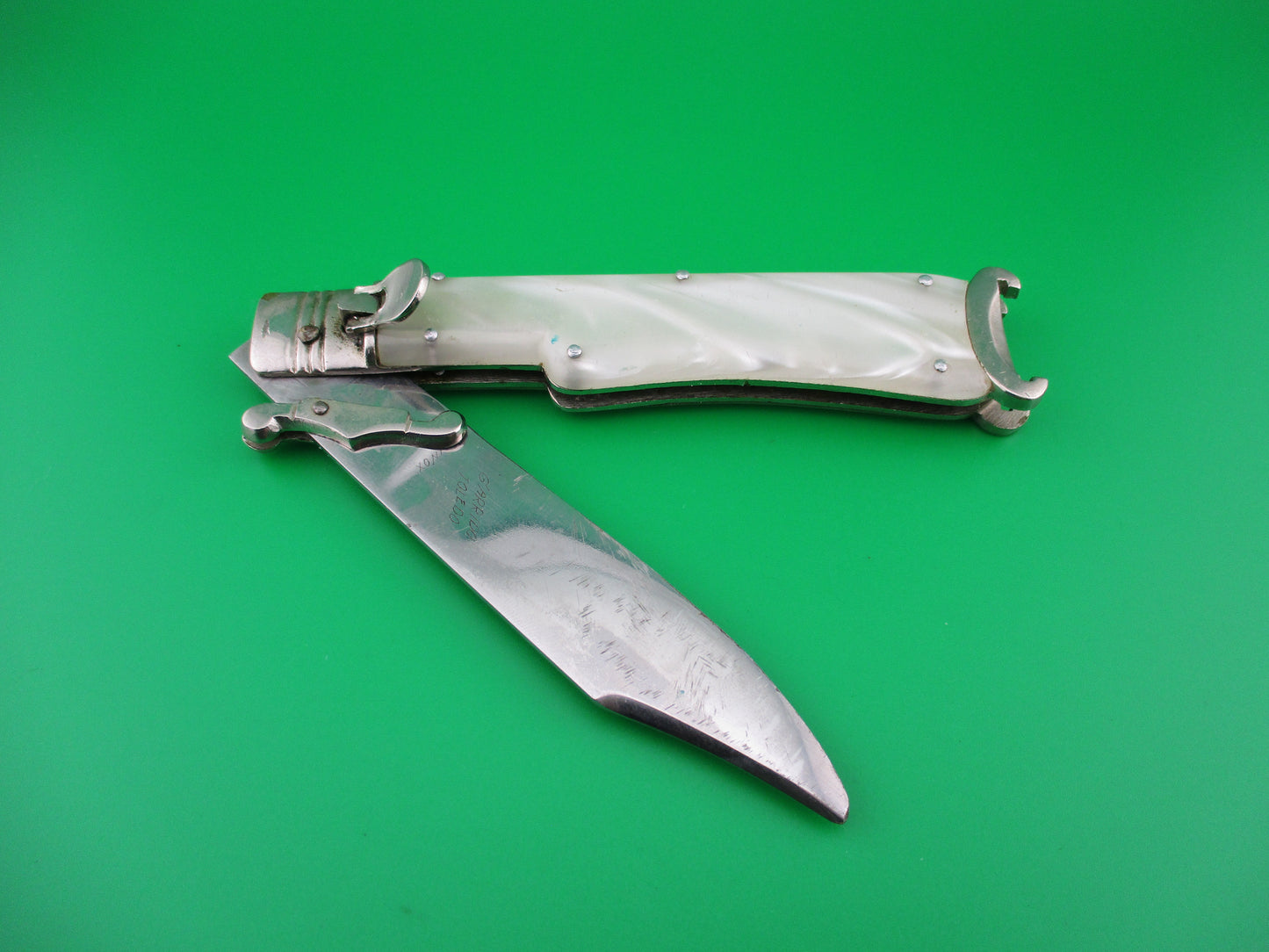 z GARRIDO TOLEDO INOX 23cm Spanish Swing Guard Shell puller Pearlex