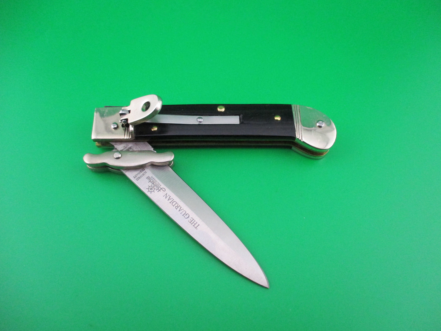 z THE GUARDIAN HUBERTUS SOLINGEN ROSTFREI GERMANY 10cm Lever knife