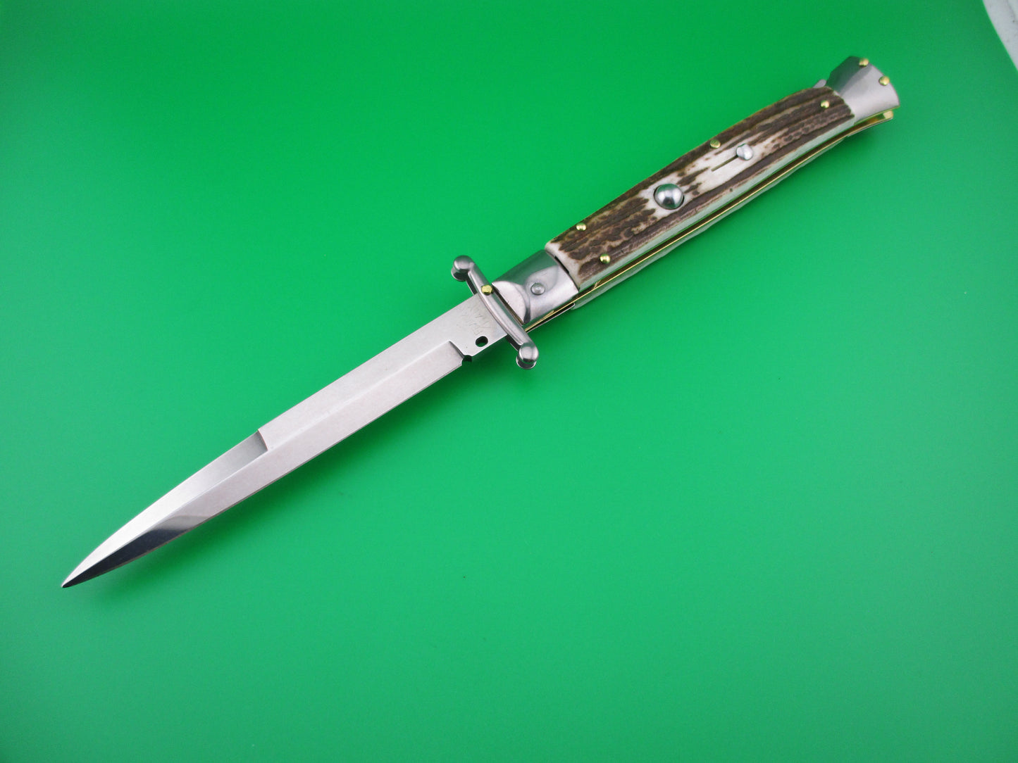 z FRANK B ITALY 28cm Italian Swing guard Stag automatic knife