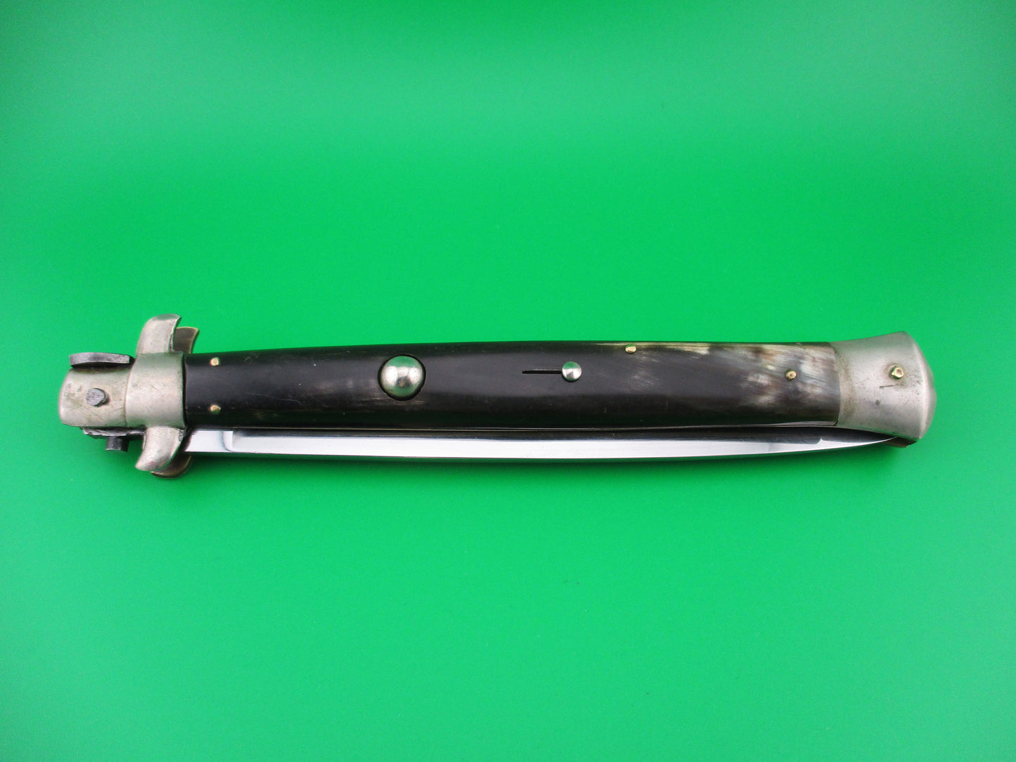 INOX diamond W 33cm Italian Transitional Stiletto 5mm backspring switchblade