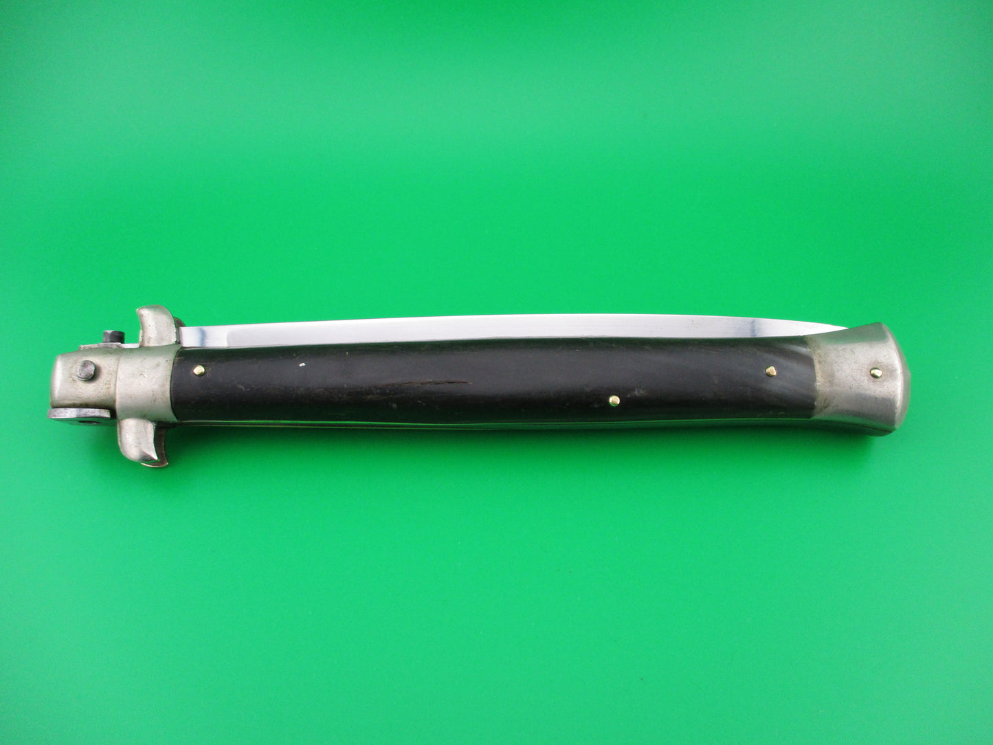 INOX diamond W 33cm Italian Transitional Stiletto 5mm backspring switchblade