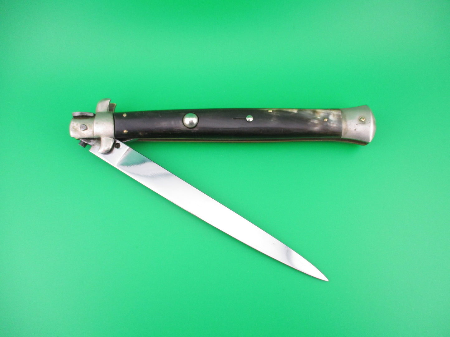 INOX diamond W 33cm Italian Transitional Stiletto 5mm backspring switchblade