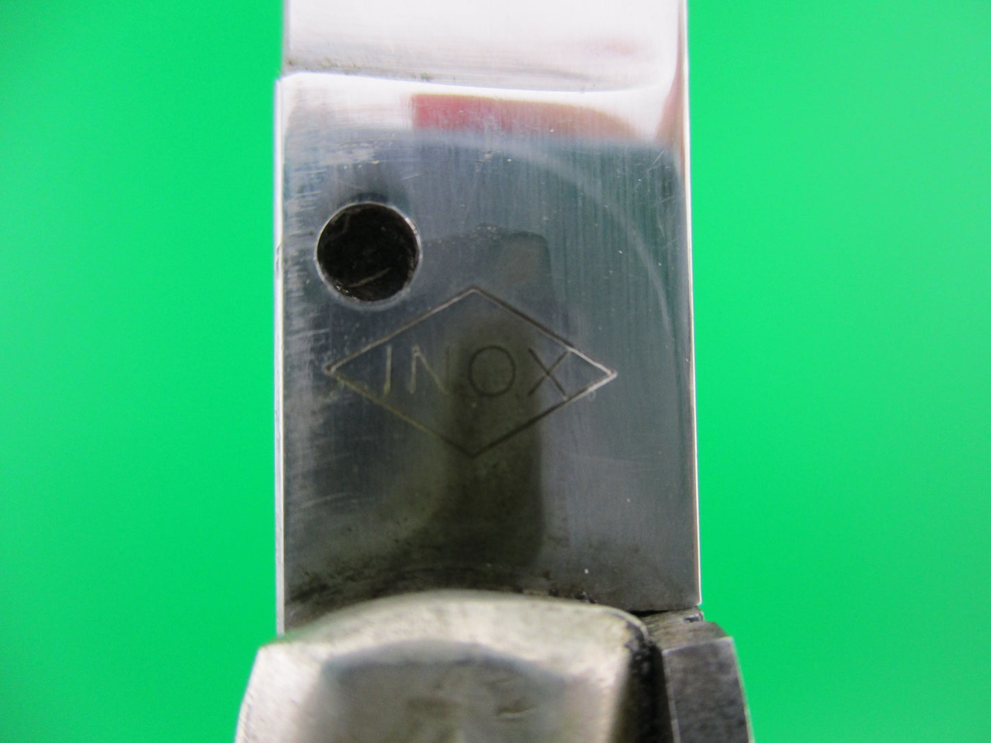 INOX diamond W 33cm Italian Transitional Stiletto 5mm backspring switchblade