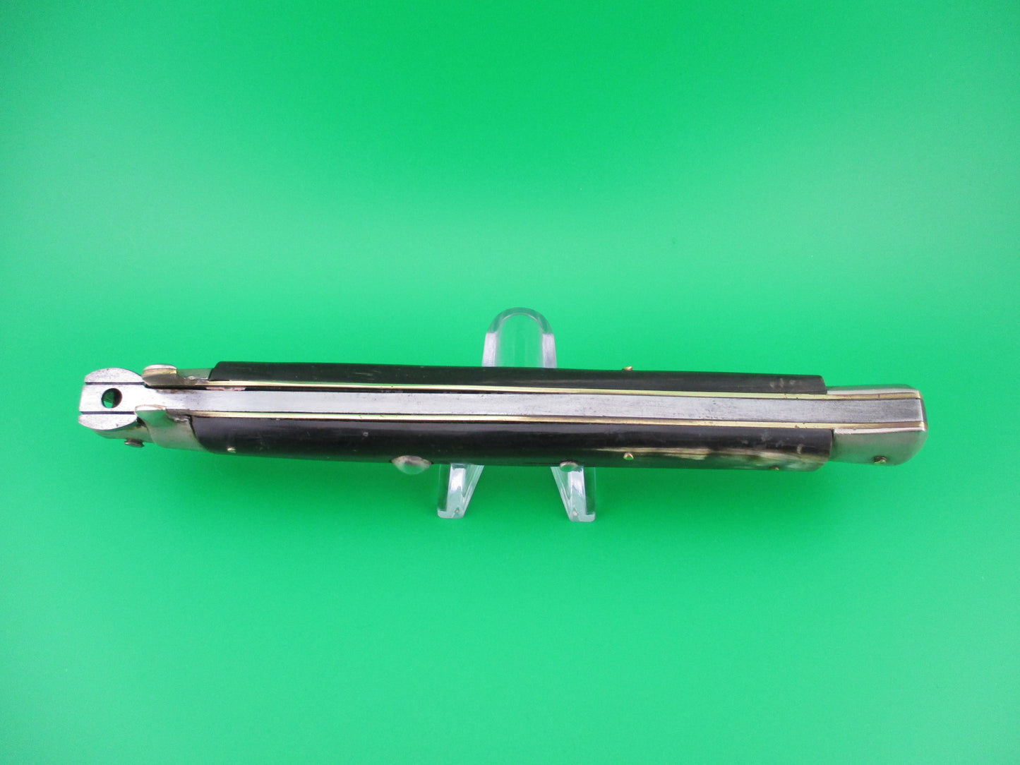 INOX diamond W 33cm Italian Transitional Stiletto 5mm backspring switchblade