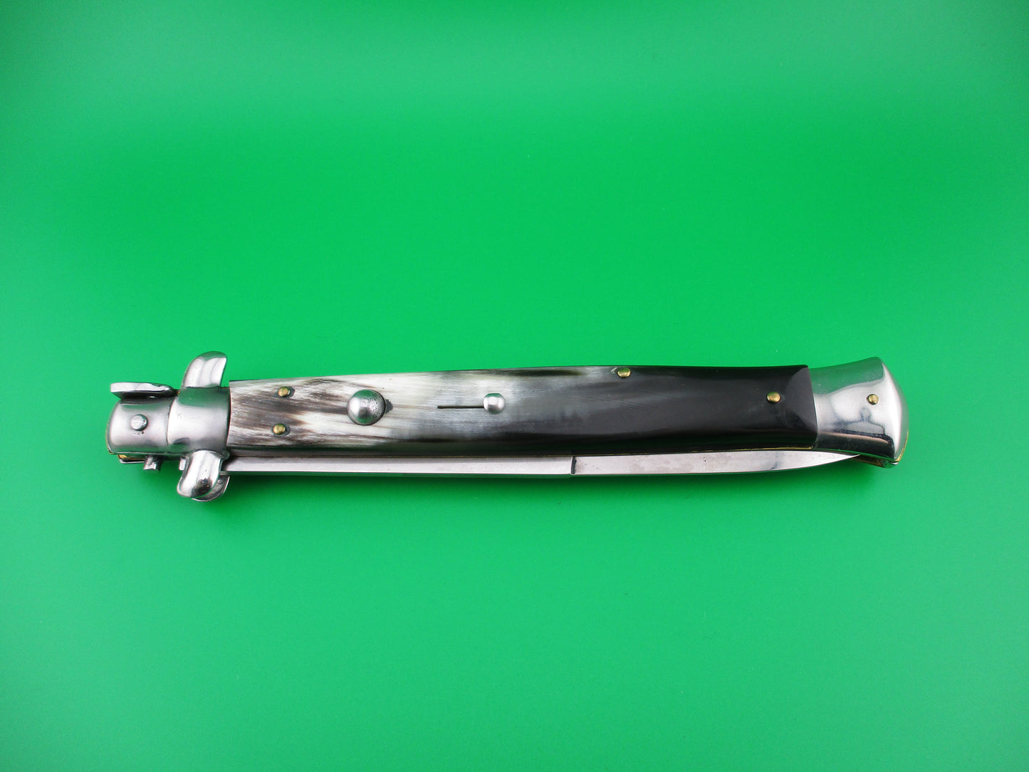 z STILETTO ITALY 33cm Italian Stiletto swivel bolster Horn automatic knife