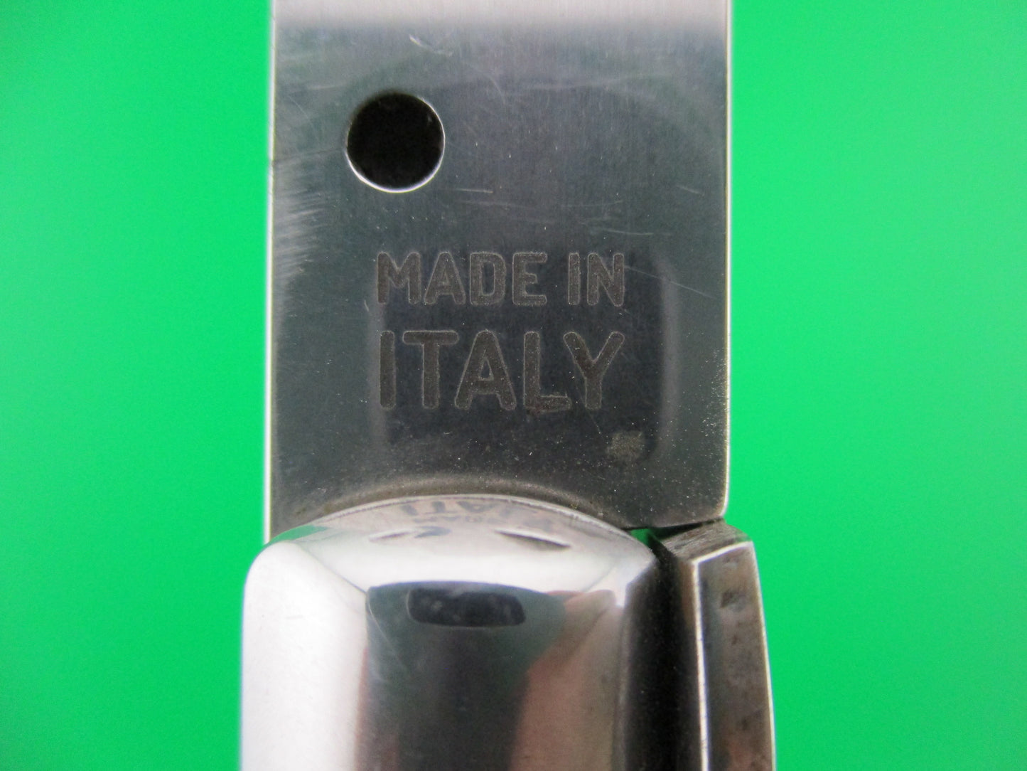 z MADE IN ITALY 33cm Italian Stag Swivel bolster automatic knife