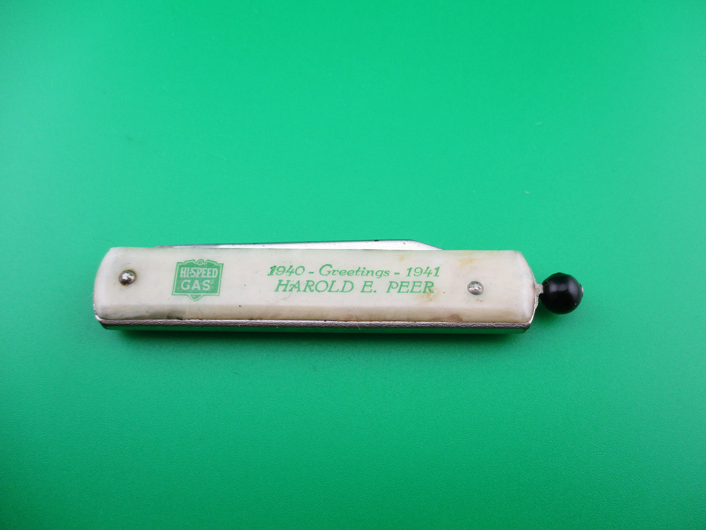 z Remington R17 Pullball Hi-Speed Gas advertising automatic knife