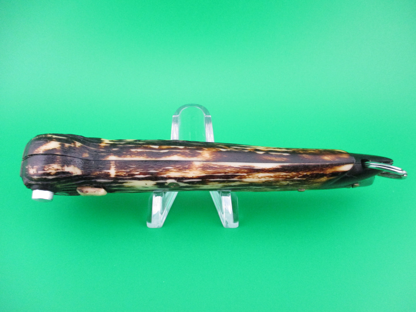Brevete SMASH INOX 25cm French Faux stag hoof automatic knife