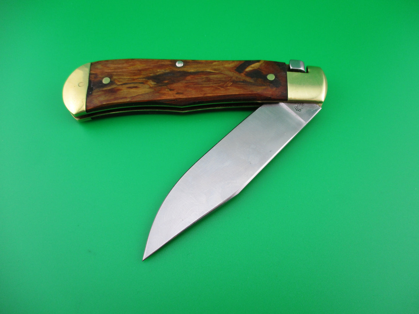 z Schatt & Morgan #3 EXP S&M EXPRESS Drop point Red Shockwood knife