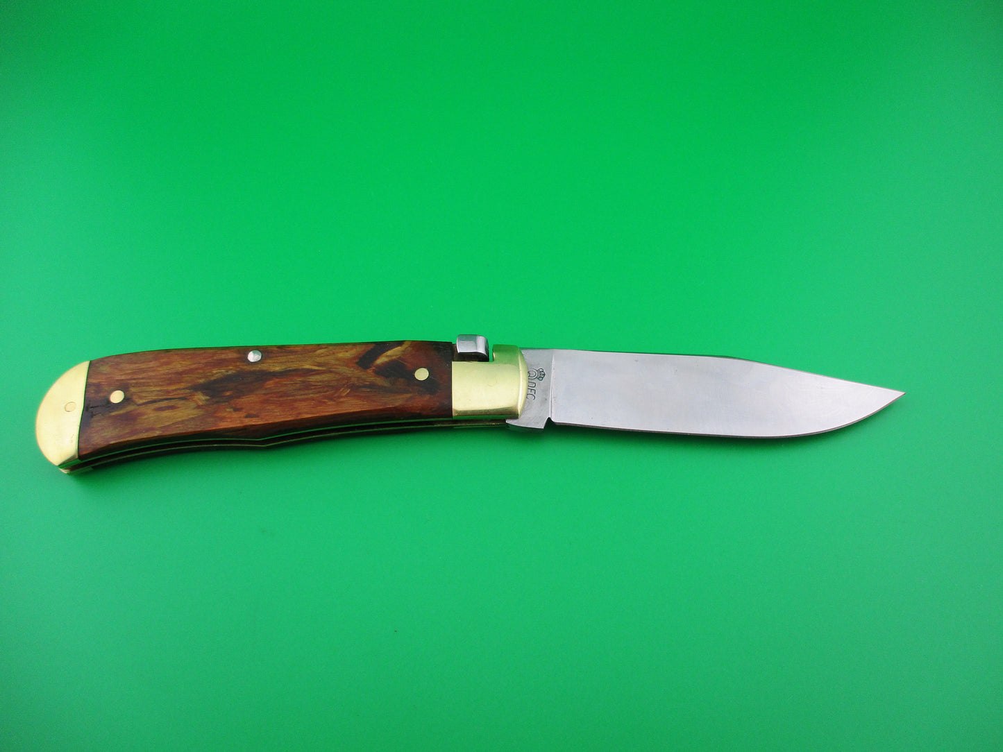 z Schatt & Morgan #3 EXP S&M EXPRESS Drop point Red Shockwood knife