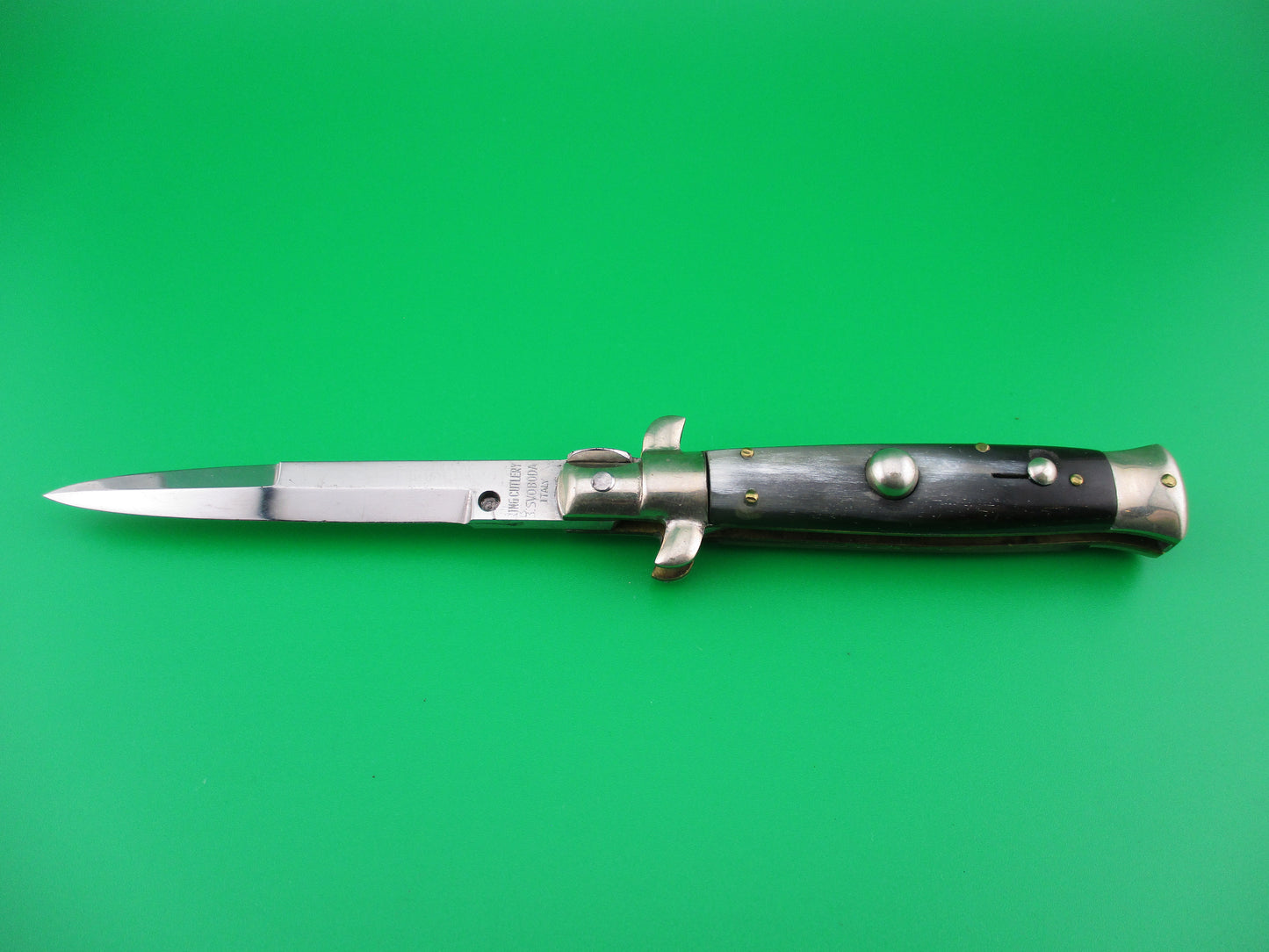 z Ring Cutlery BSvoboda Italy 16cm 1950s Picklock switchblade NOS w/ instructions