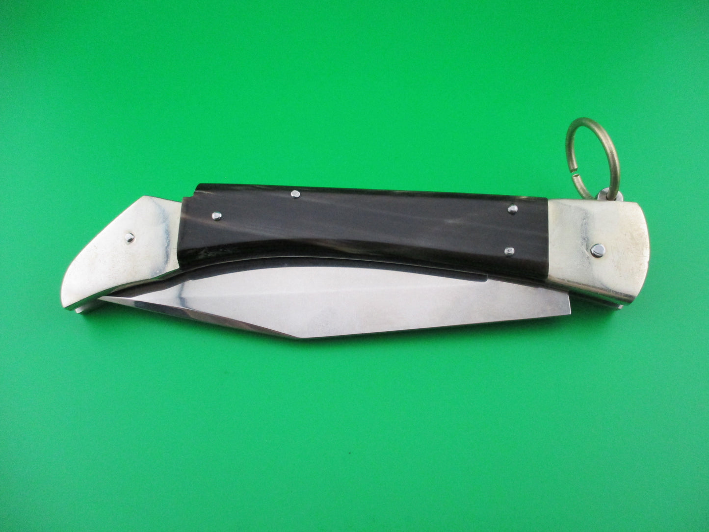 z AGA CAMPOLIN 28cm Italian il cacciatore hunter ring pull automatic knife