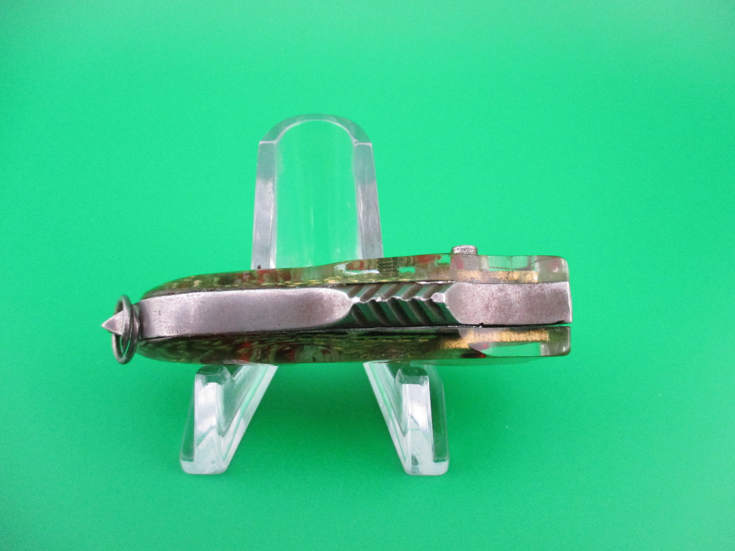 RPK 10cm Russian Prison Knife Fish colorful keychain automatic knife