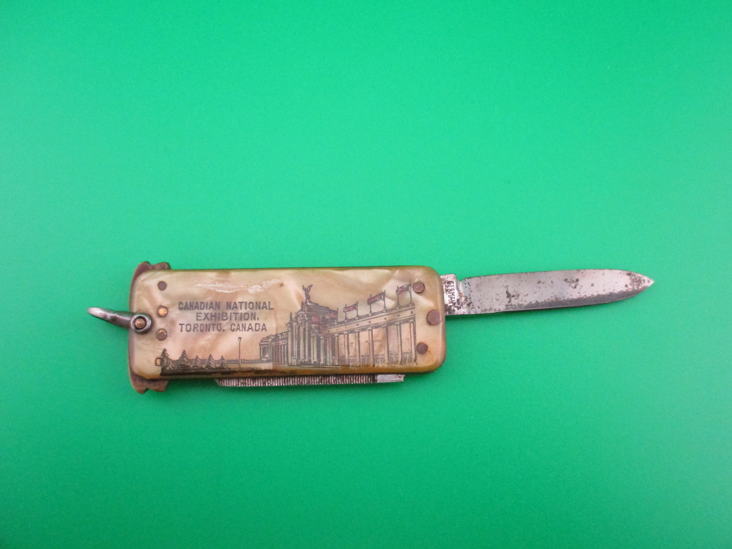 GERMANY DRGM Lobster 2 blade tab release automatic knife