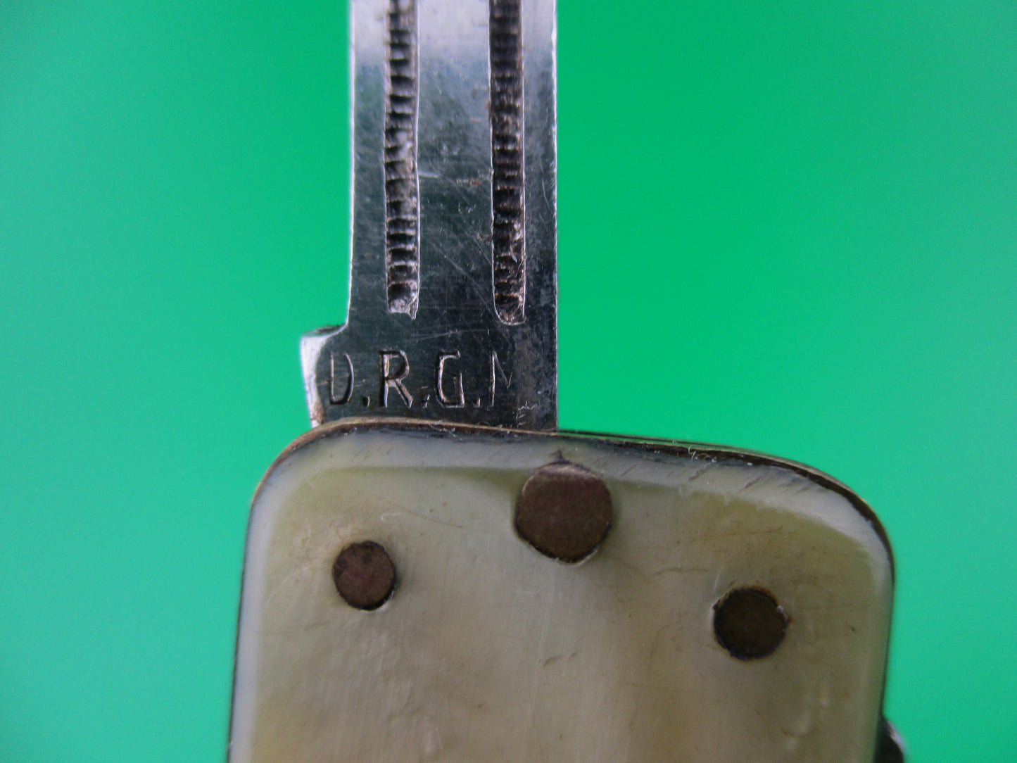 GERMANY DRGM Lobster 2 blade tab release automatic knife