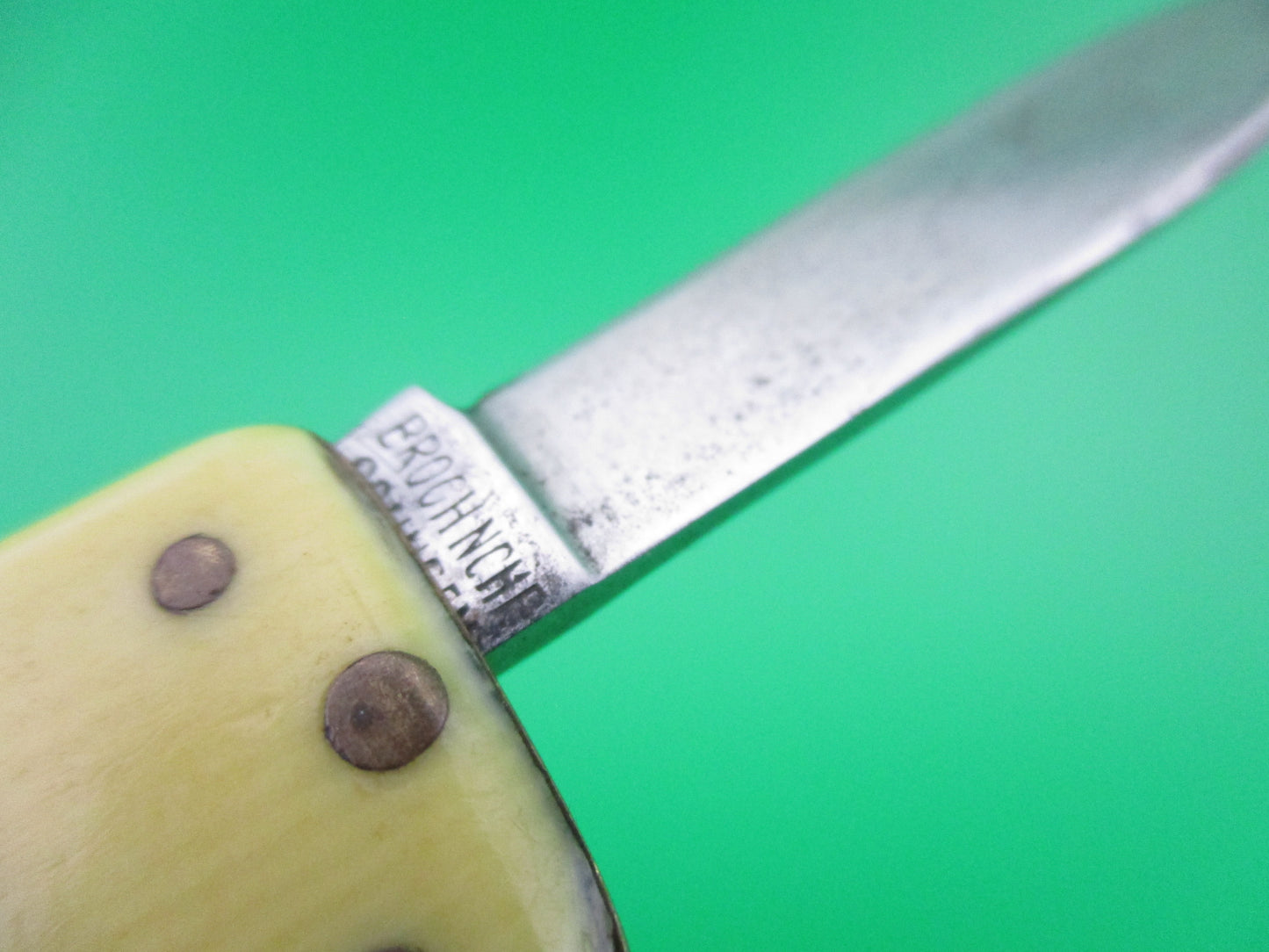 BROCKNOHF Solingen German Lobster 2 blade vintage automatic knife