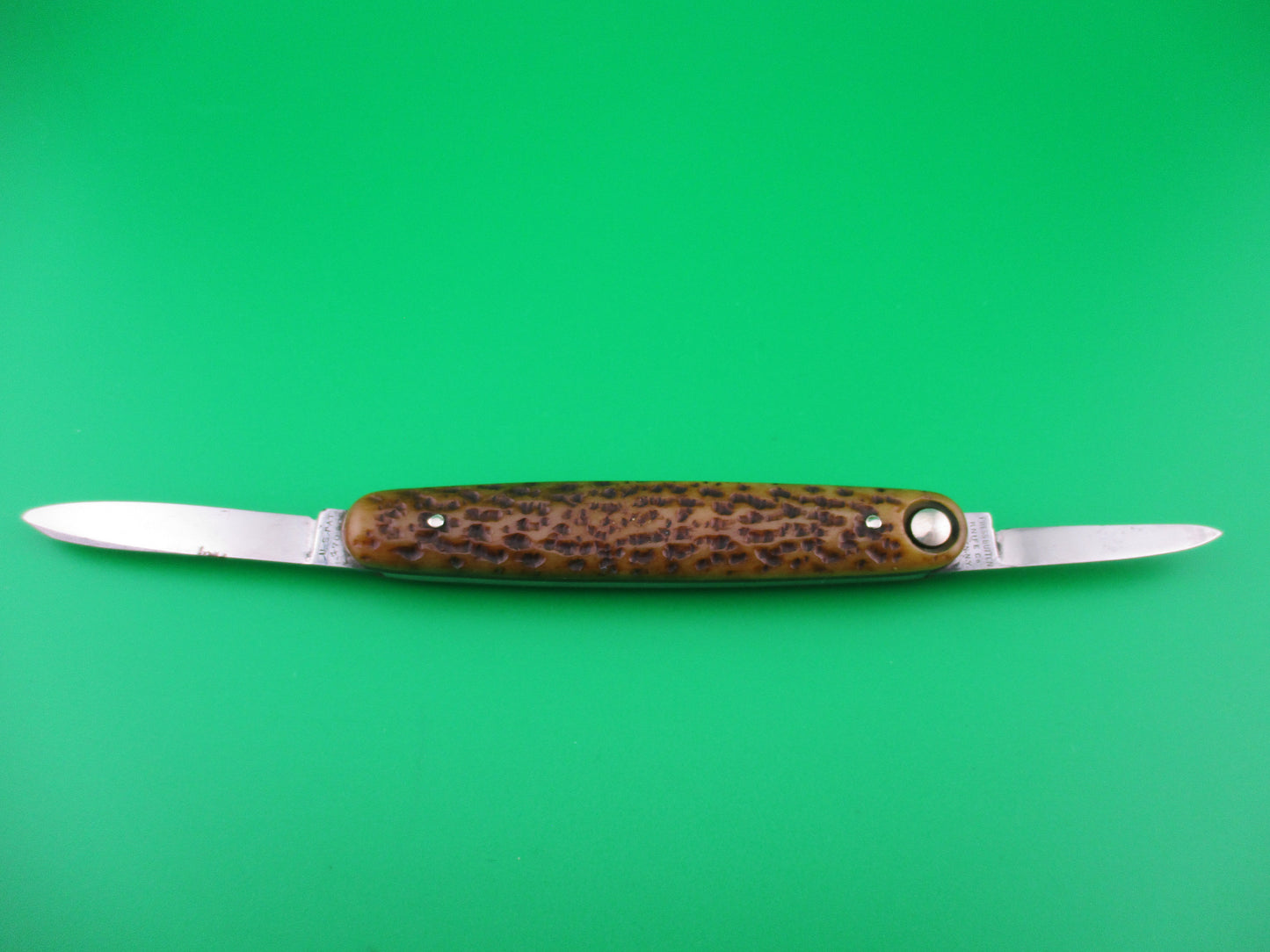 z Press Button Knife Co medium Bone double automatic knife